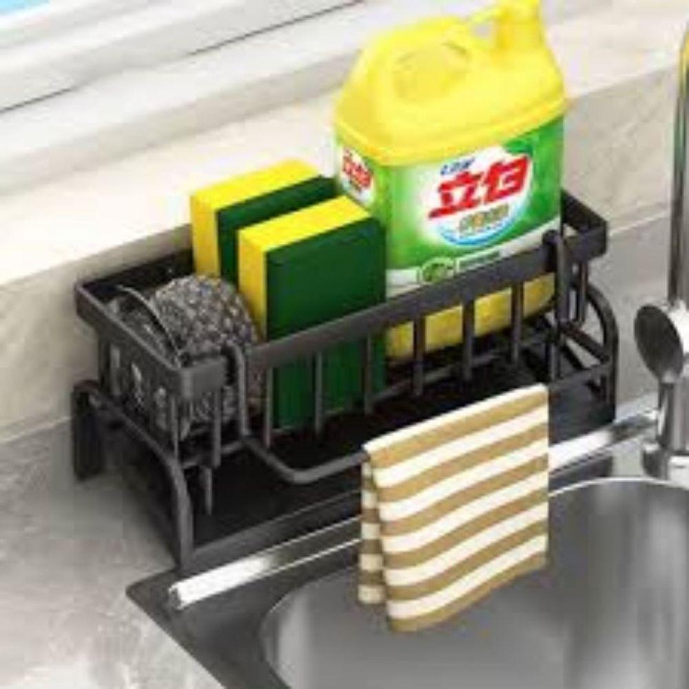 Suporte Organizador Multiuso Pias E Cozinha Preto - 2