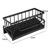 Suporte Organizador Multiuso Pias E Cozinha Preto - 5