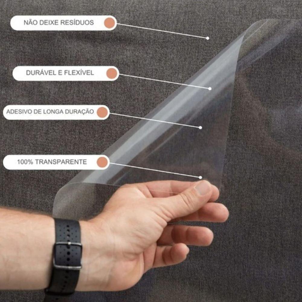 Rolo Filme Anti Arranhão Protetor Adesivo Gato Sofá Arranhões Transparente 45cm X 5 Metros - 4