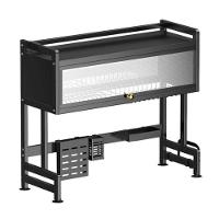 Prateleira De Metal Para Pia Pratos, Copos E Talheres Multiuso - Preta - 4