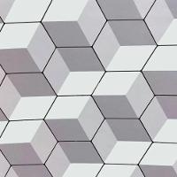 Papel De Parede Adesivo Pvc Estampa Tela Geométrica - 5 Metros - 2