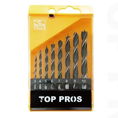 Jogo De Brocas Para Madeira 8 Peças De 3 A 10mm