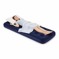 Colchão Inflável Liso Solteiro 191x73x22cm Azul - 1