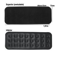 Colchão Inflável Liso Solteiro 191x73x22cm Azul - 4