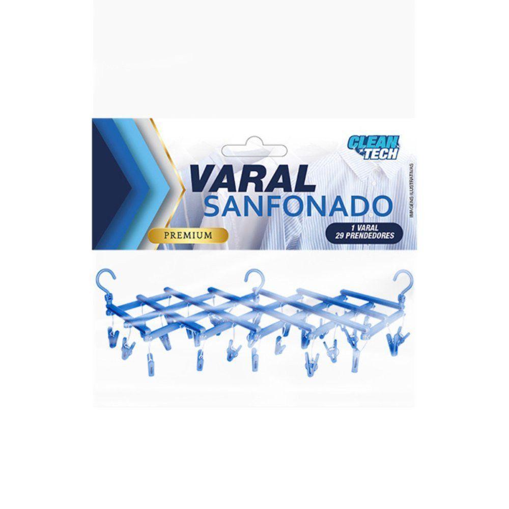 Varal Premium Sanfonado 29 Prendedores - Sortido - 2
