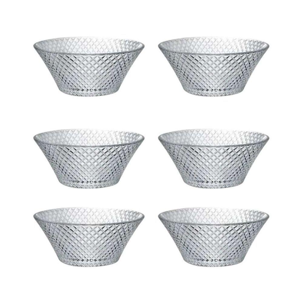 Kit Conjunto 6 Unidades Bowl Vidro Zig 300ml - 1