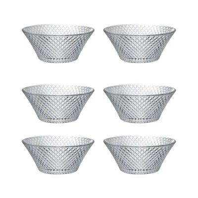 Kit Conjunto 6 Unidades Bowl Vidro Zig 300ml