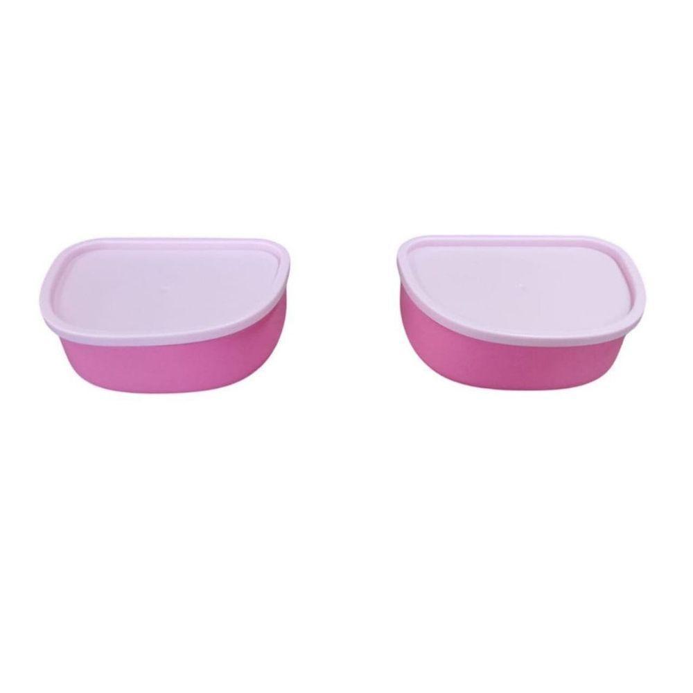 Kit Lancheira Infantil My Melody Dupla Camada Com Alça E Talher 1600ml - 3