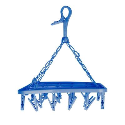 Varal Dobrável Roupas Intimas Cueca Calcinha Meias 24 Prendedores - Sortido