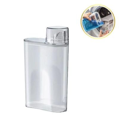 Pote Dispenser Com Copo Dosador E Tampa Hermética Com Trava Multiuso 2000ml