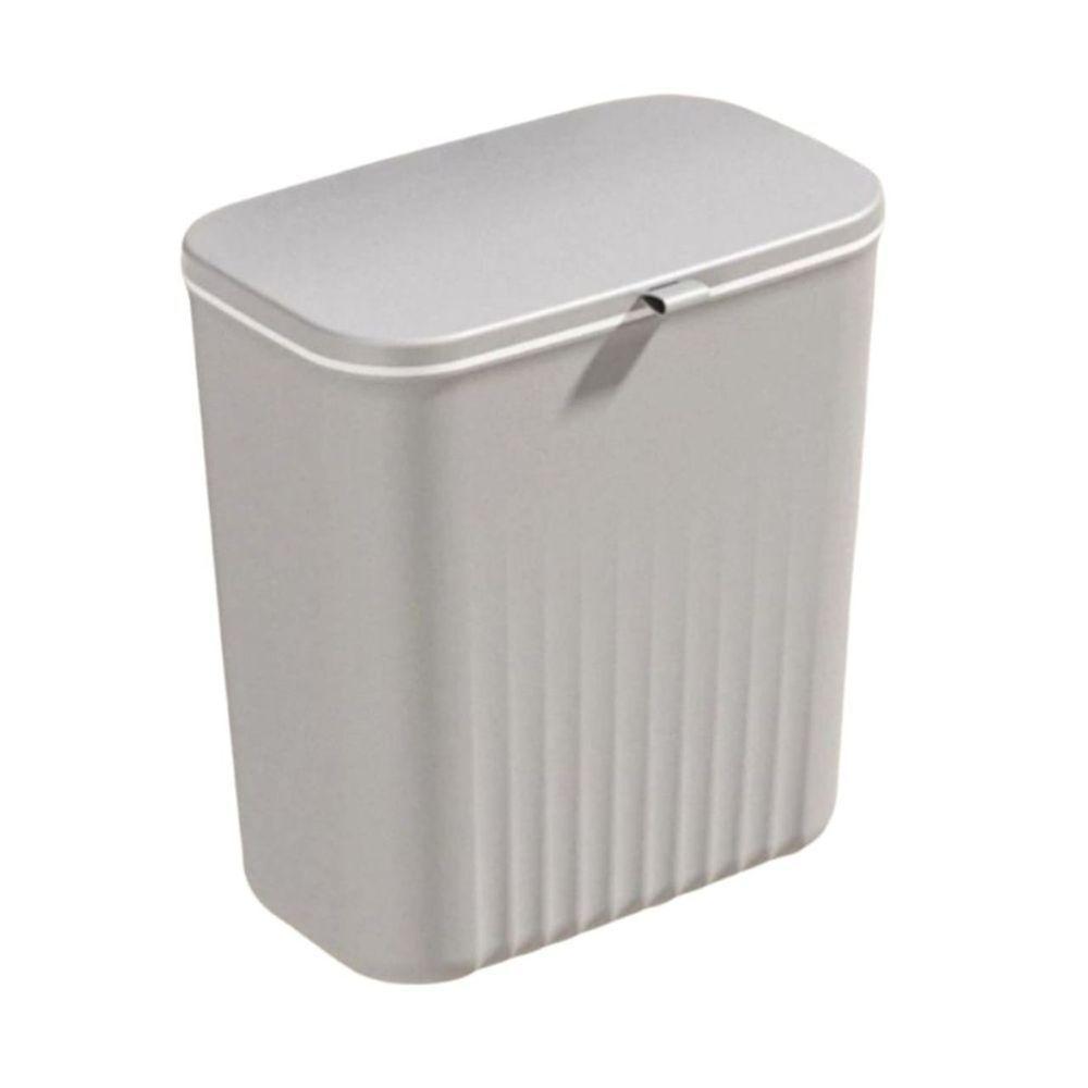 Lixeira Plástica Suspensa Com Tampa - 1