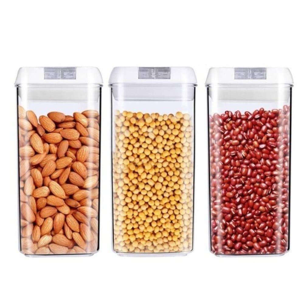 Kit 3 Potes Herméticos Multiuso 1200ml - 1