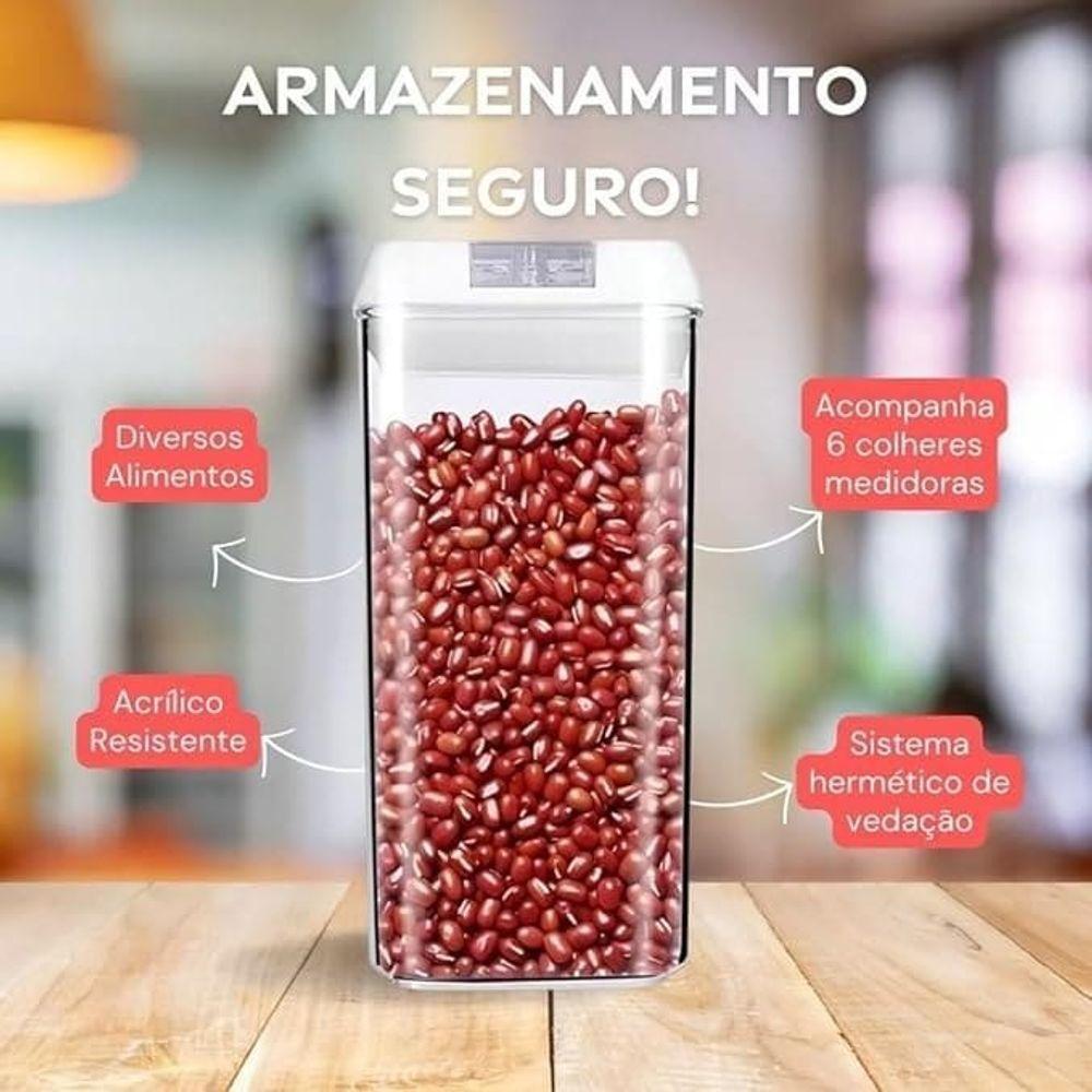 Kit 3 Potes Herméticos Multiuso 1200ml - 3