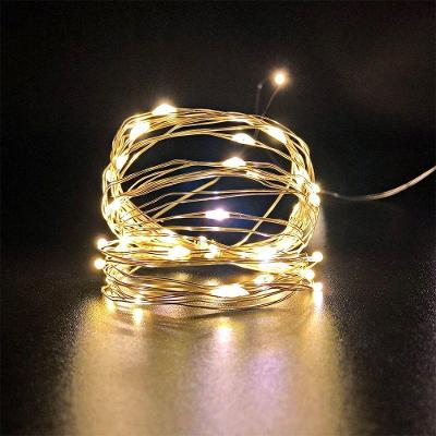 Fio De Fada Led Decoração Cordão De Luz 5 Metros Natal - Branco Quente