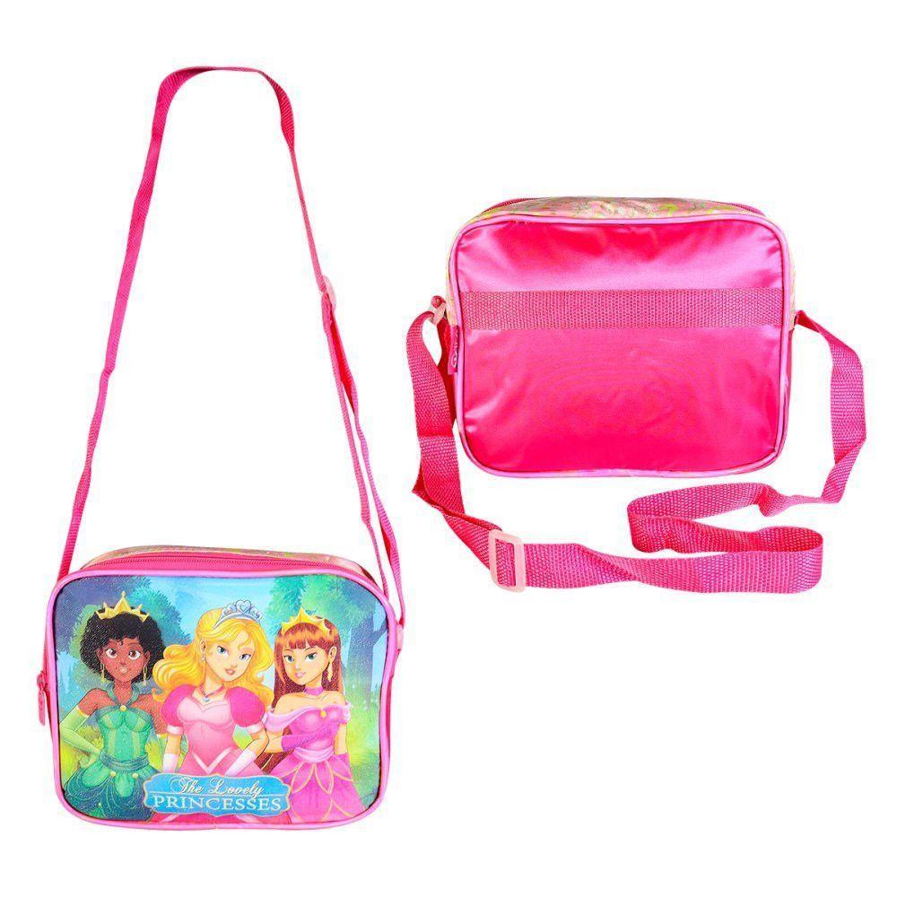 Kit Mochila Infantil Escolar Com 3 Peças Princesas - 7