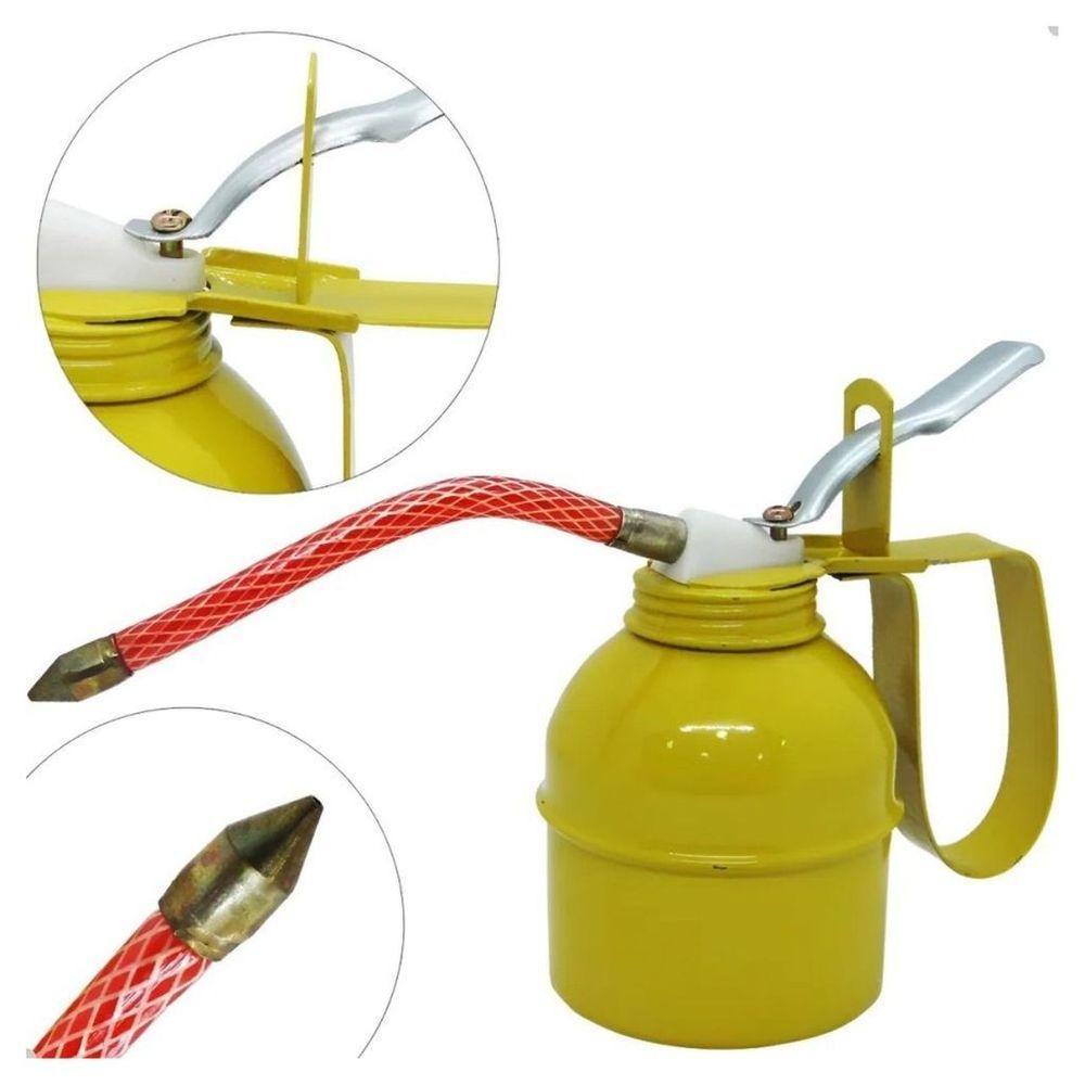 Bomba De óleo Manual 300ml Almotolia Amarela - 1