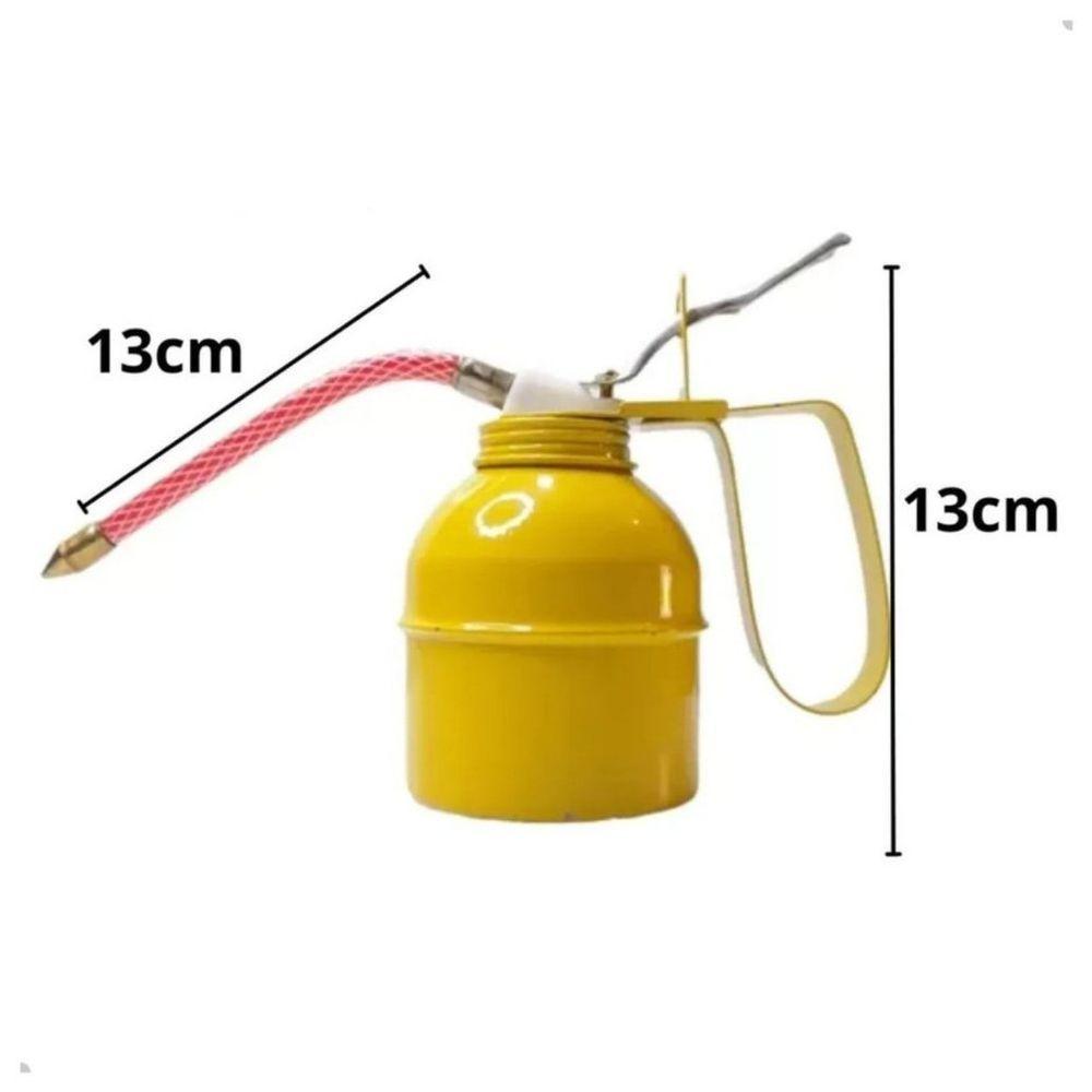 Bomba De óleo Manual 300ml Almotolia Amarela - 3
