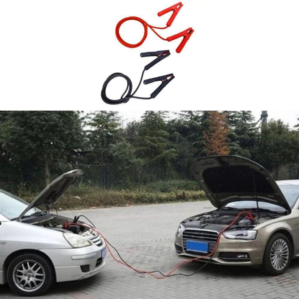 Kit 2 Cabos Bateria Fazer Chupeta Emergência Recarga Automotiva 300 Amp 2,5 Metros - 2