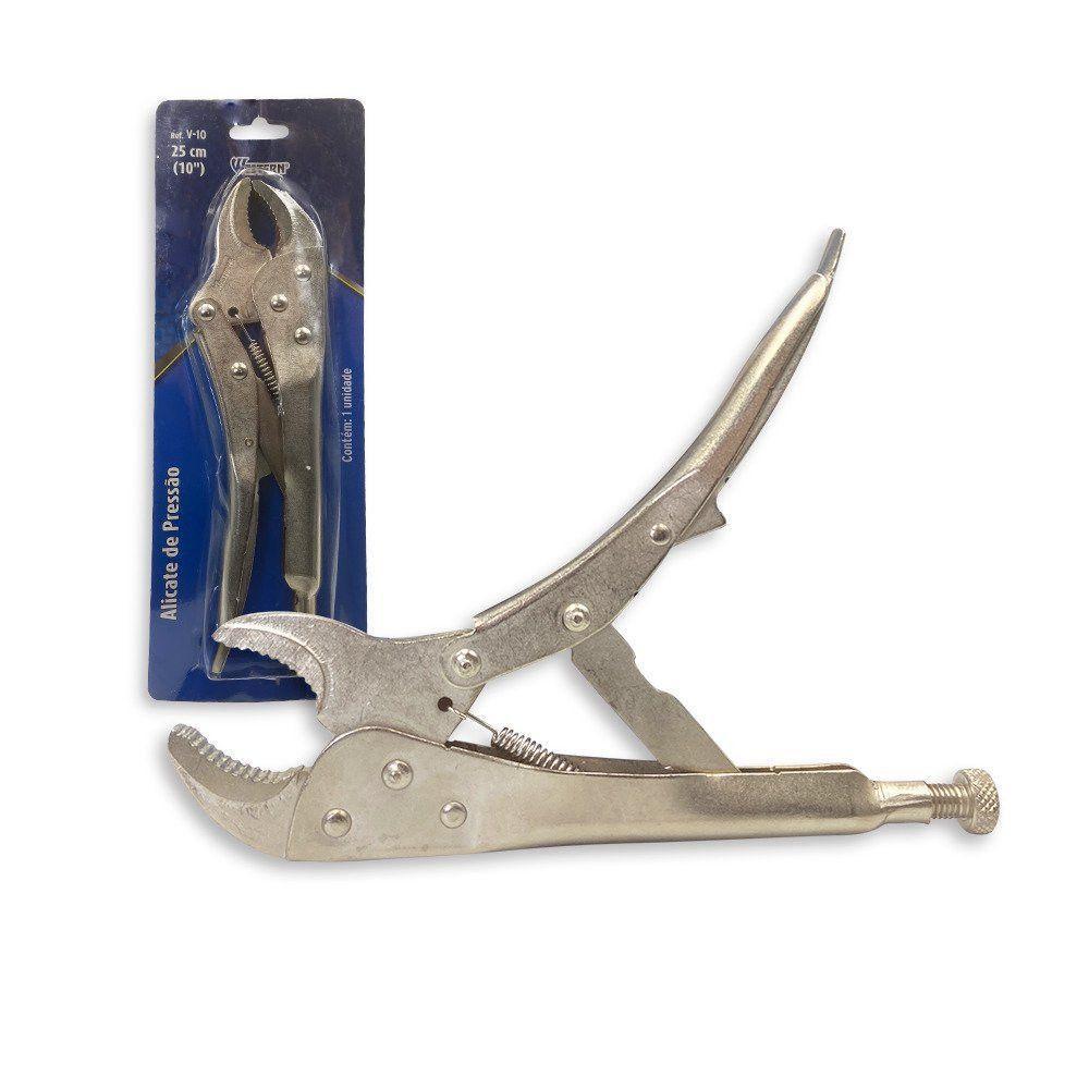 Alicate De Pressão 10 Polegadas 250mm Mordente Curvo - 1