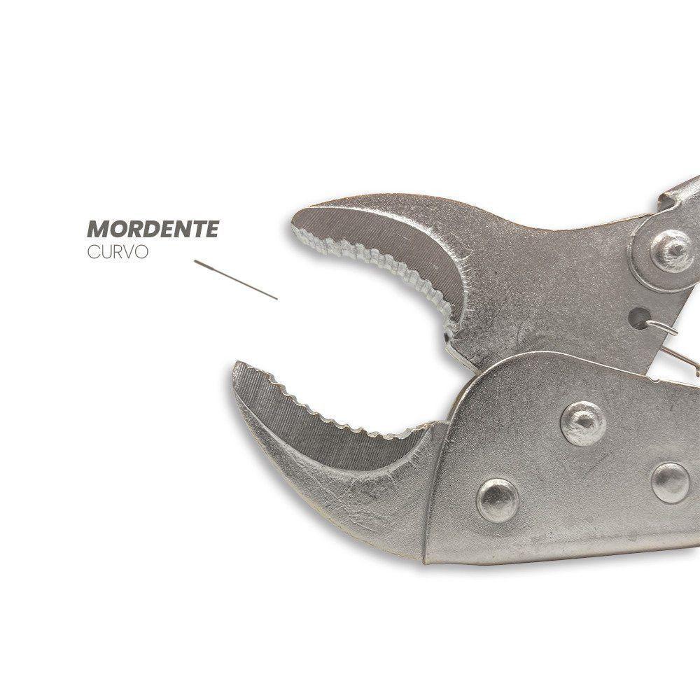 Alicate De Pressão 10 Polegadas 250mm Mordente Curvo - 4