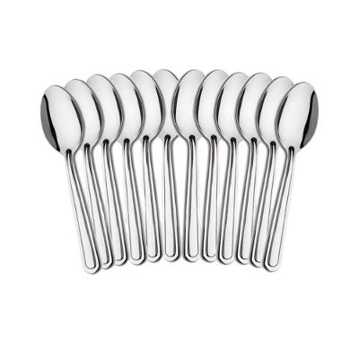 Kit 12 Colheres De Mesa Premium Aço Inox Restaurante Buffet Casamento Cozinha Refeições