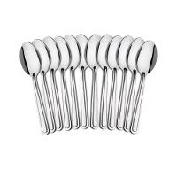 Kit 12 Colheres De Mesa Premium Aço Inox Restaurante Buffet Casamento Cozinha Refeições - 1
