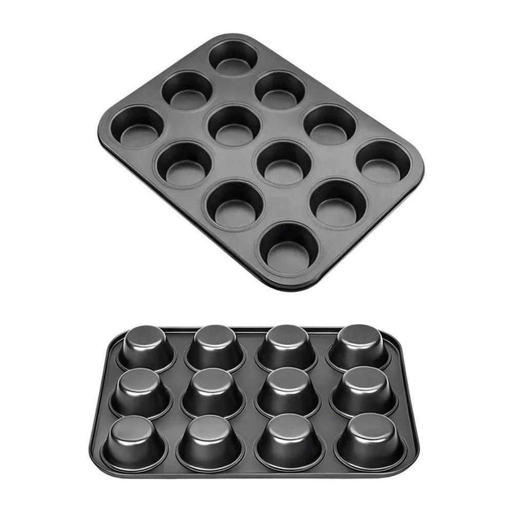 Forma Para Cupcakes Antiaderente 12 Cavidade - 1
