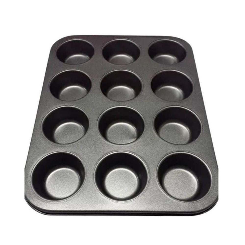 Forma Para Cupcakes Antiaderente 12 Cavidade - 3