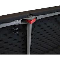 Mesa Robust Dobrável Multiuso 1,20m - Preta - 5