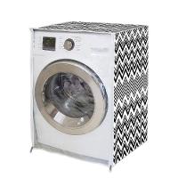 Capa Maquina De Lavar Abertura Frontal Com Ziper Zigzag Gg - 1