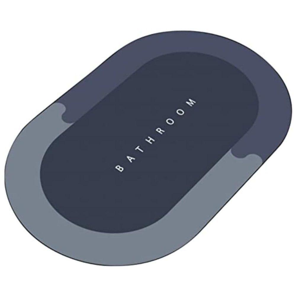 Tapete Oval Mágico Ultra Absorvente Antiderrapante 38x58cm Banheiro, Casa - Sortido - 4