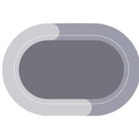 Tapete Oval Mágico Ultra Absorvente Antiderrapante 38x58cm Banheiro, Casa - Sortido - 2