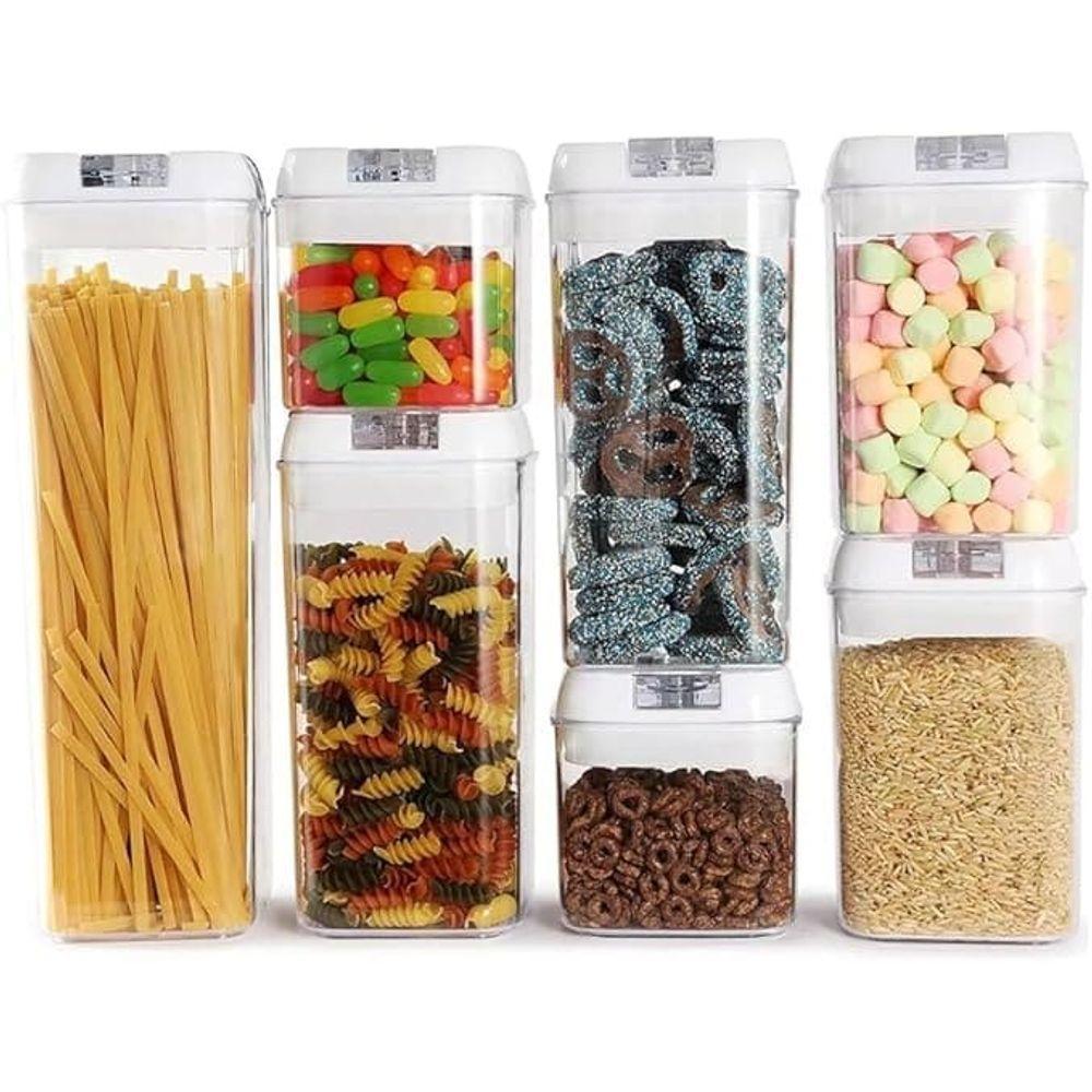 Kit Potes Herméticos Acrílico Multiuso - 7 Peças - 2