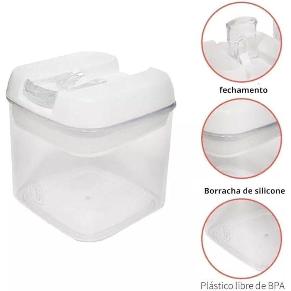 Kit Potes Herméticos Acrílico Multiuso - 7 Peças - 3