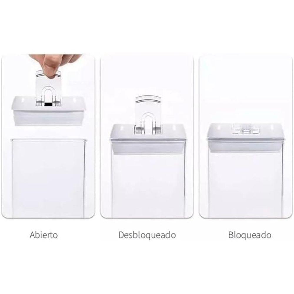 Kit Potes Herméticos Acrílico Multiuso - 7 Peças - 4