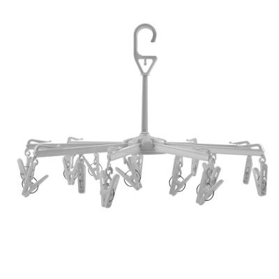 Varal De Roupa Guarda Chuva Portátil 16 Prendedores Peça Intima- Sortido