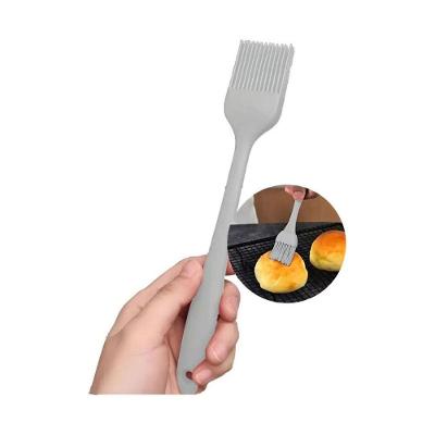 Pincel Culinário De Silicone Cozinha E Confeitaria Grande 25cm - Cinza