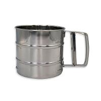 Caneca Peneira Polvilhadora Em Aço Inox - 250g - 2