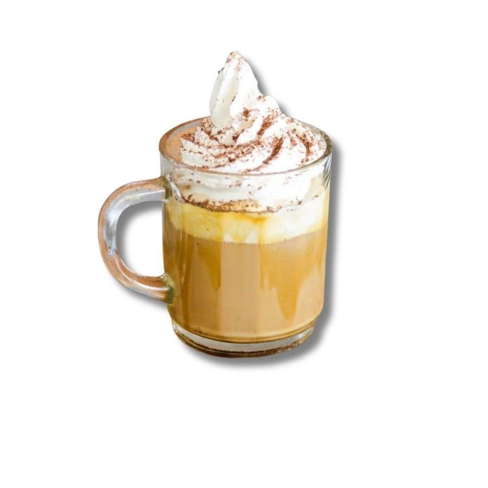 Kit Conjunto 6 Unidades Caneca Café Cappuccino Vidro Carmine 245ml - 1