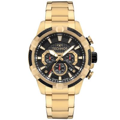 Relógio Technos Masculino Ts Carbon Dourado - Js25bcx/1p