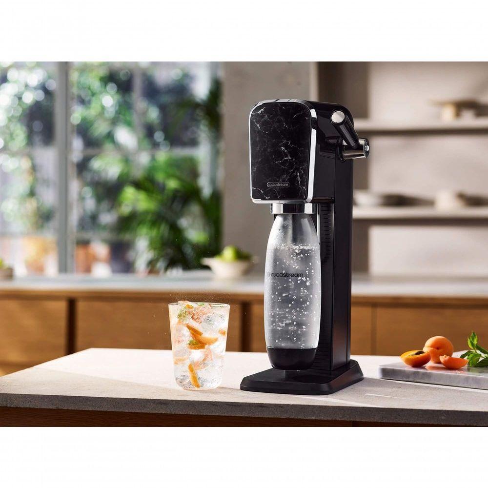 Máquina De água Com Gás Art Marble Sodastream Preto Mármore - 3