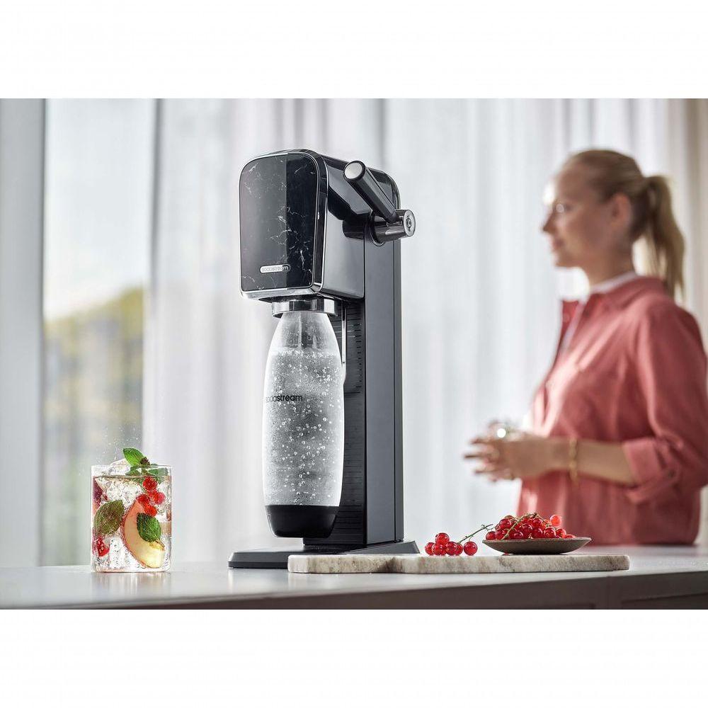Máquina De água Com Gás Art Marble Sodastream Preto Mármore - 4