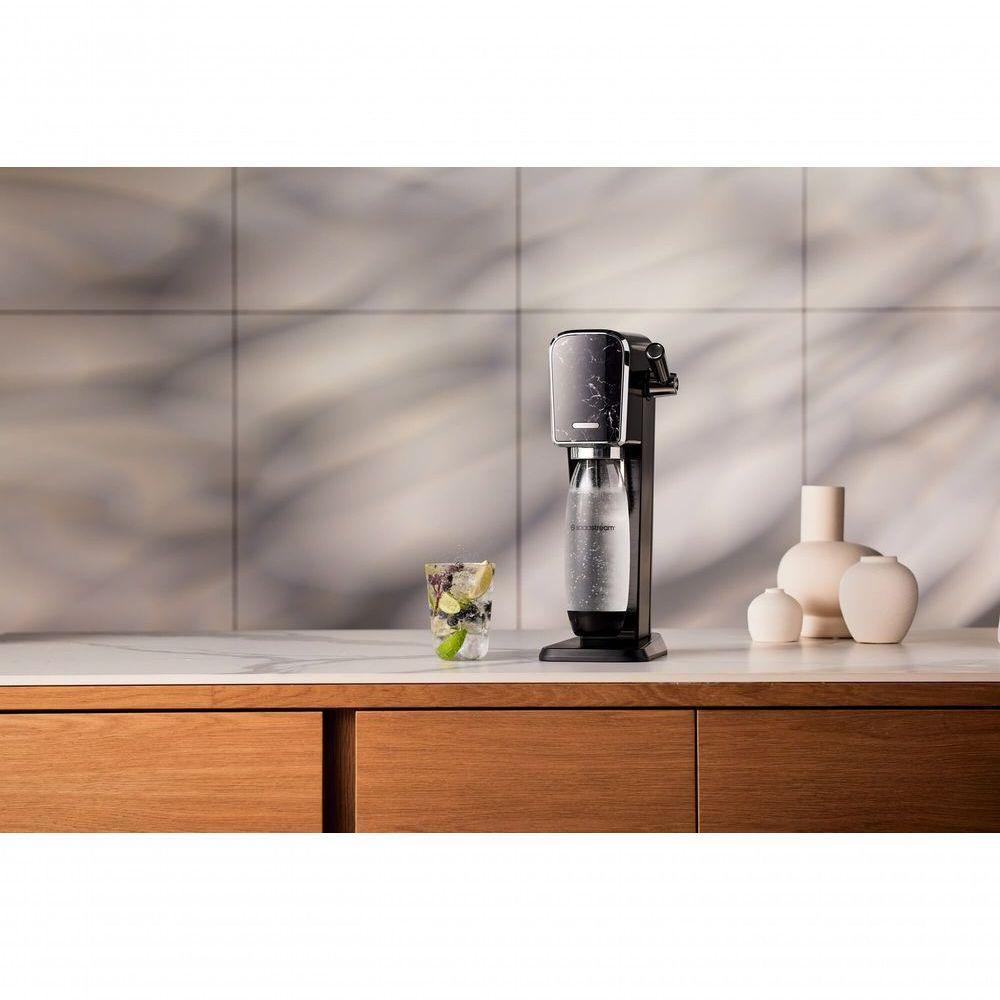 Máquina De água Com Gás Art Marble Sodastream Preto Mármore - 7