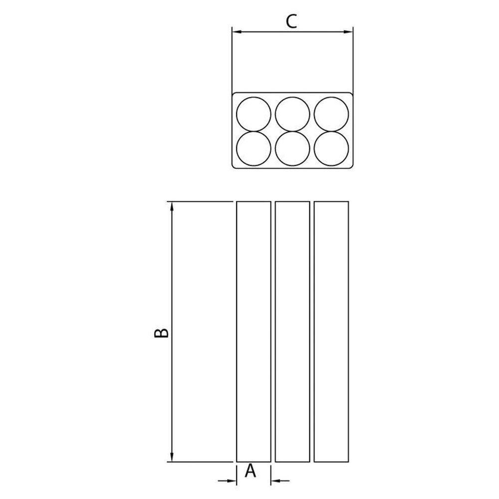 Conjunto De Bastões Para Pistola De Cola Quente Tramontina 11mm 6 Unidades - 2