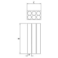 Conjunto De Bastões Para Pistola De Cola Quente Tramontina 11mm 6 Unidades - 2
