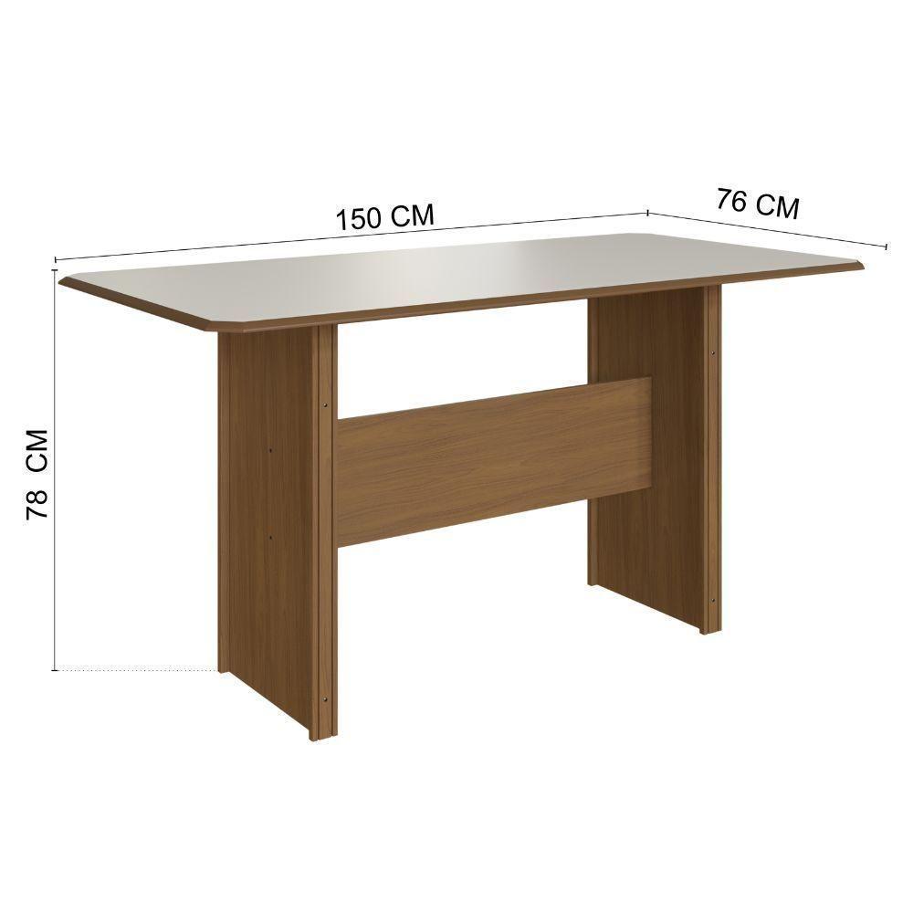 Mesa De Jantar 6 Cadeiras Freij?-off White Karla Indekes - 5