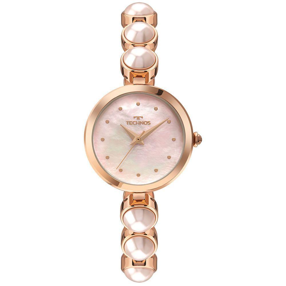 Relógio Technos Feminino Crystal Rosé - 2035nek/1j - 1