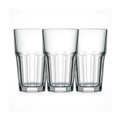 Kit Copos De Vidro Resistente 350ml Transparente Vitaminas Caipirinha