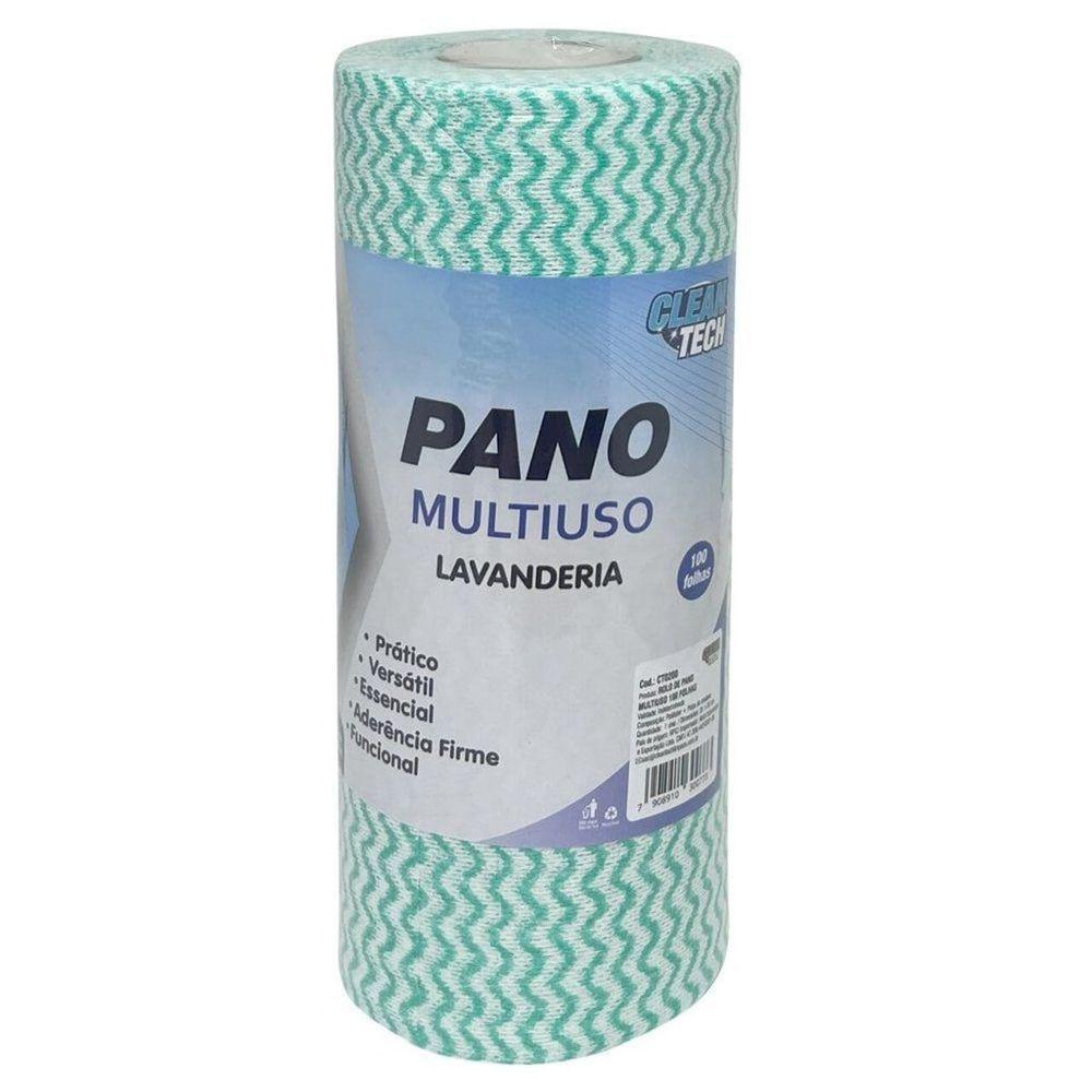 Rolo De Pano Multiuso 25x30cm Limpeza Lavanderia 100 Folhas - 1
