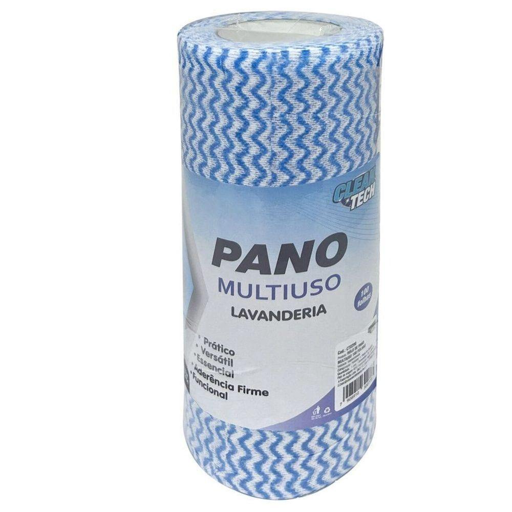 Rolo De Pano Multiuso 25x30cm Limpeza Lavanderia 100 Folhas - 3